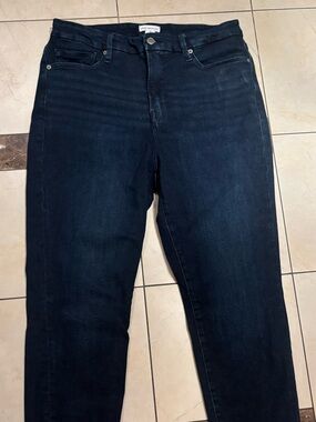 Good American Dark Indigo Skinny Jeans